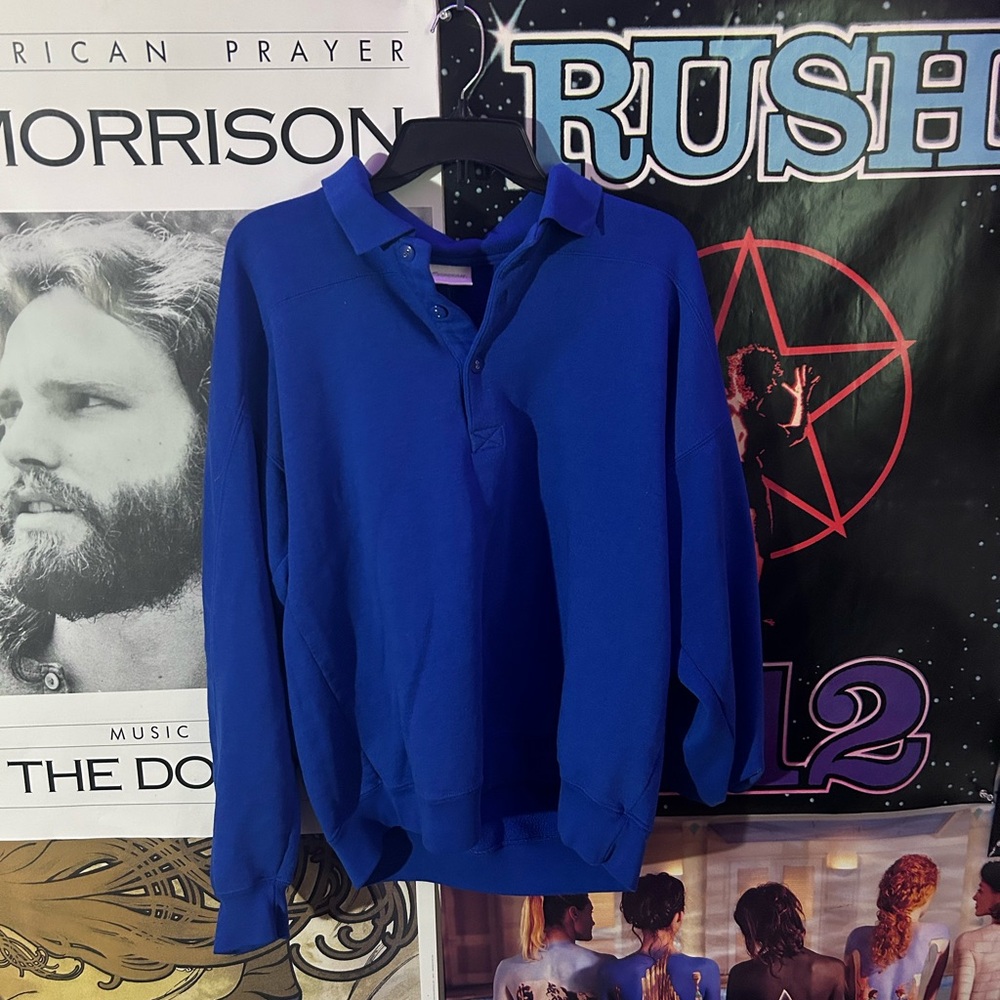 Vintage Heavyweight Long Sleeve Polo
